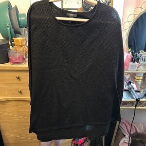 Alfani Black Sparkly plus size top
